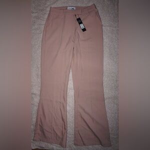 Fashion Nova Tan Boot Cut Pants
